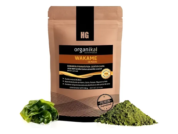 Alga Wakame x50g . Organikals