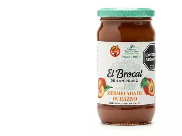 Mermelada de Durazno light . El Brocal
