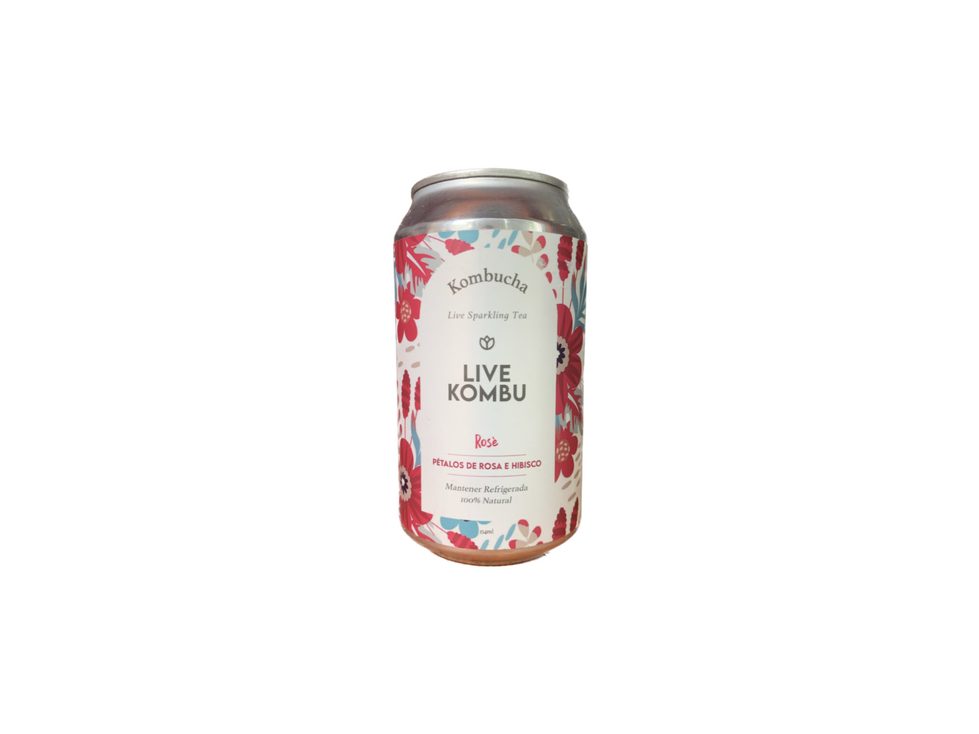 Kombucha Rosé – Pétalos de Rosa e Hibisco – Bravía x 354ml