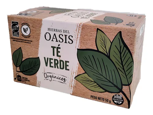 TE VERDE ORGÁNICO x25 saquitos OASIS