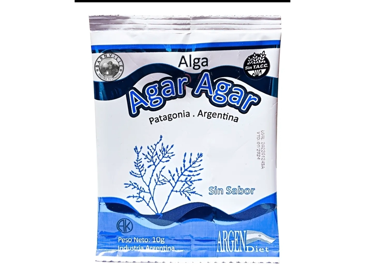 Agar Agar x10g . Argendiet