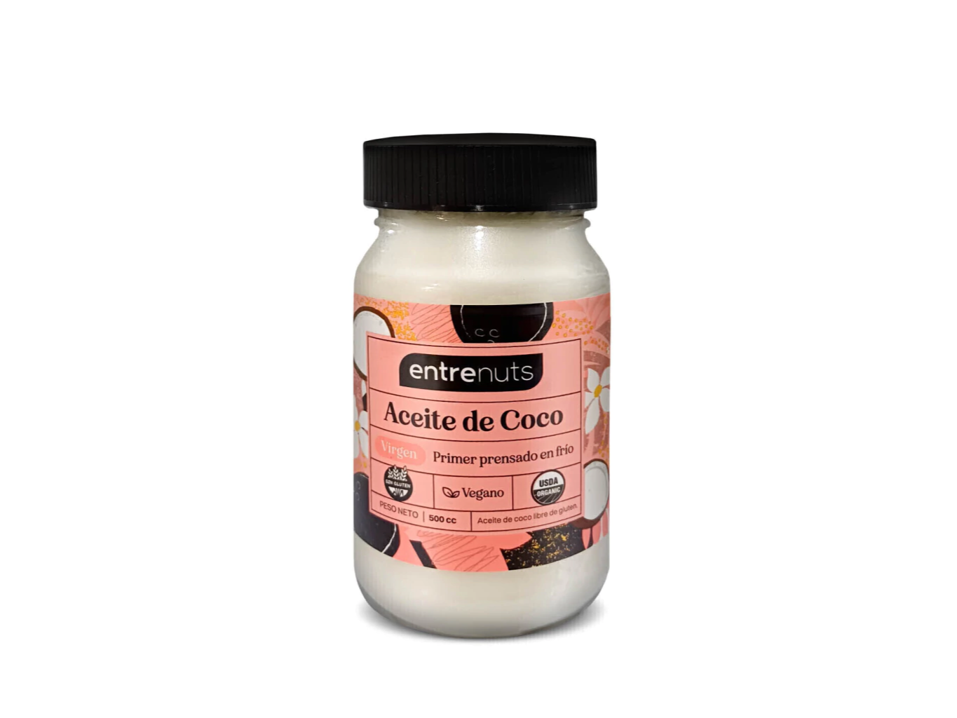 Aceite de Coco Virgen . Entrenuts x 360g
