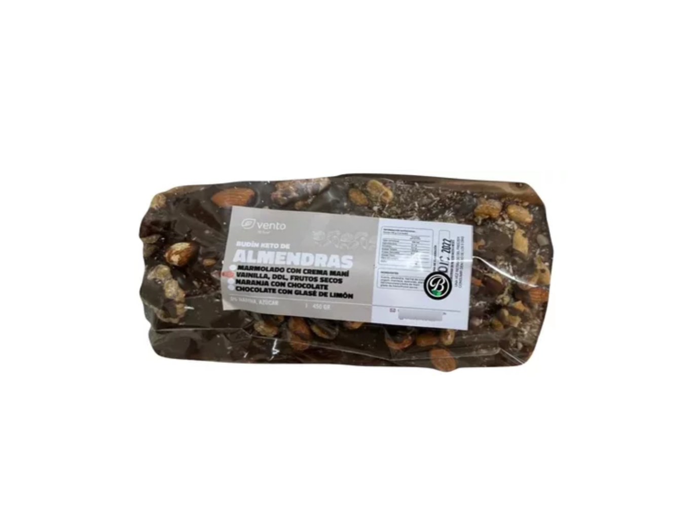BUDIN KETO DDL CON FRUTOS SECOS X 450 GR ❄️ . VENTO
