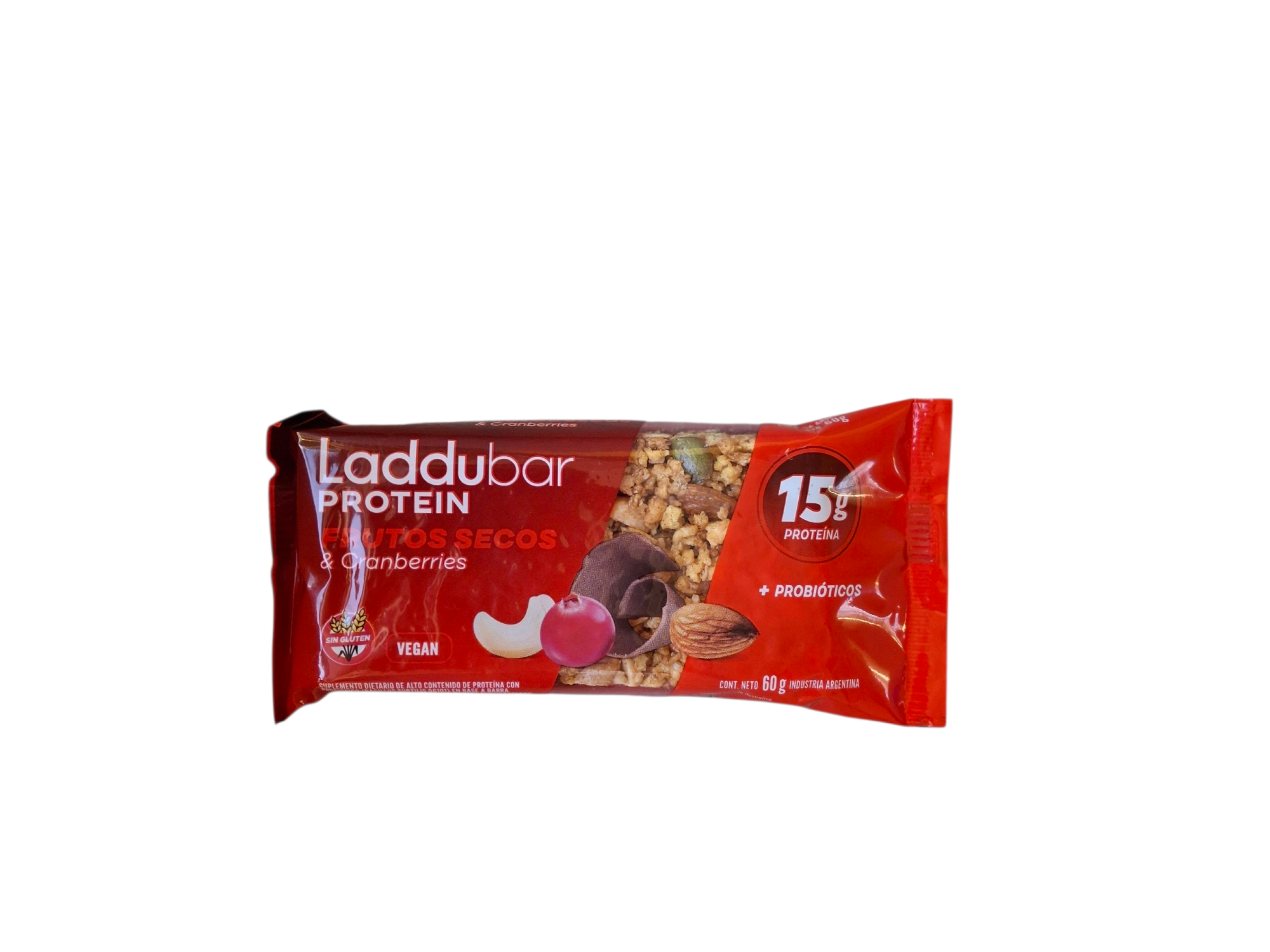 Laddubar Protein Frutos Secos & Cramberries