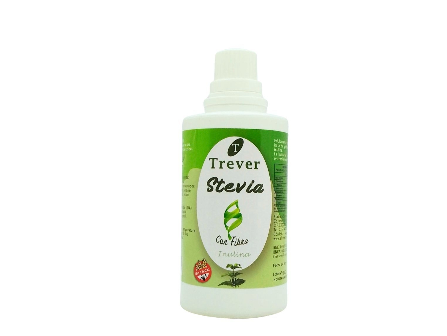STEVIA LIQUIDA TREVER CON FIBRA X 200 CC - INULINA