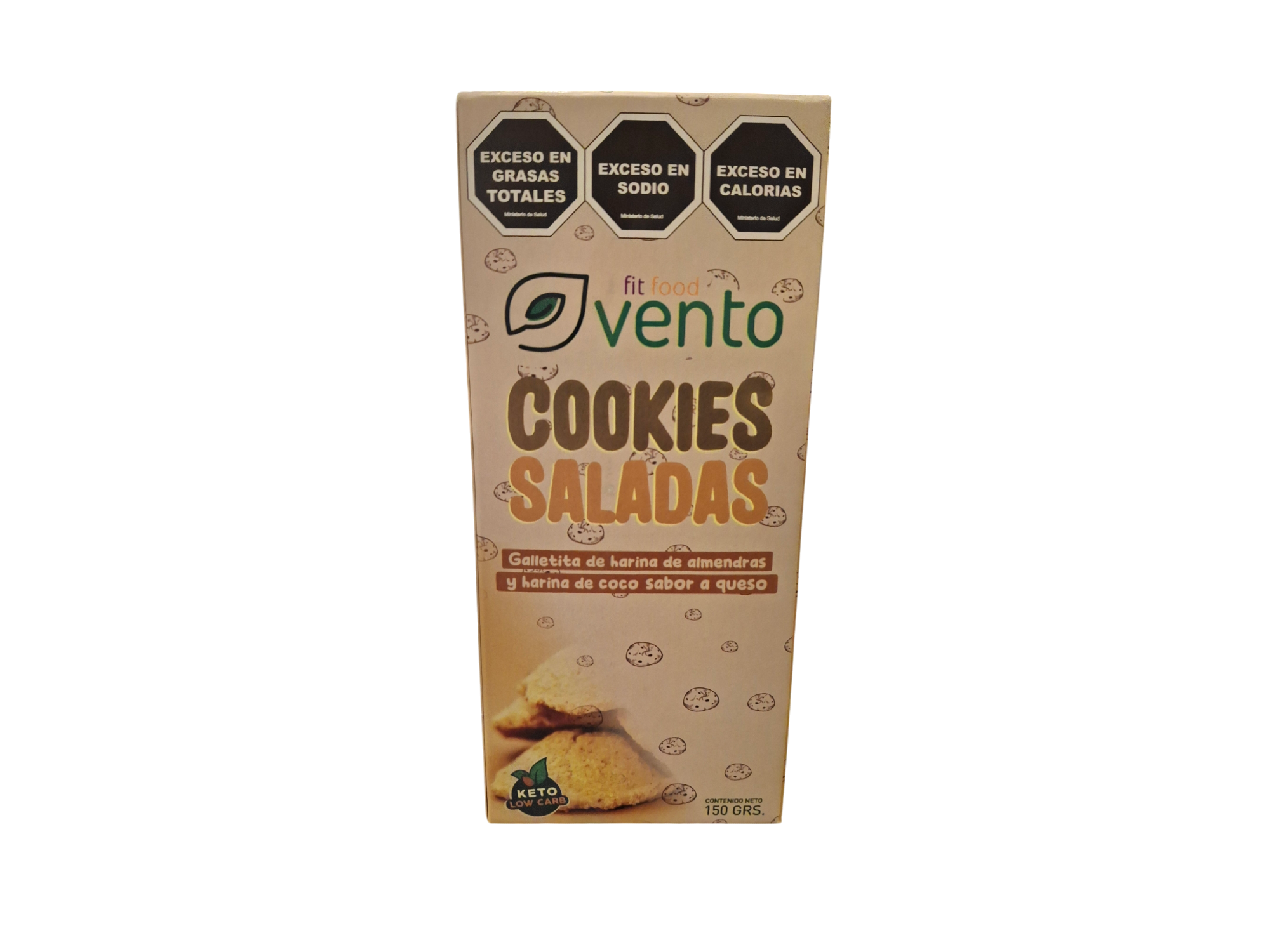 Cookies Saladas x150g . Vento