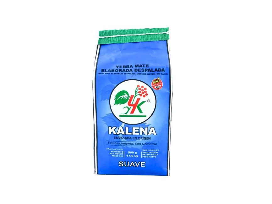 Yerba Mate Despalada Suave Kalena 500 g Sin Tacc