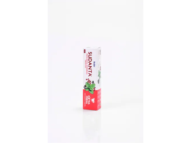 Pasta dental Extra Fresh con pimienta x100g . Sri Sri