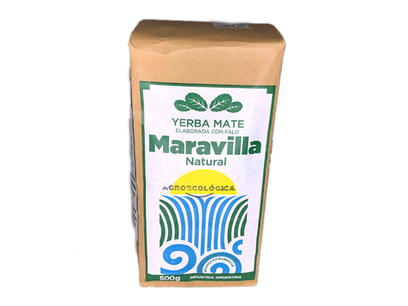Yerba mate Maravilla AGROECOLÓGICA x 500gr.