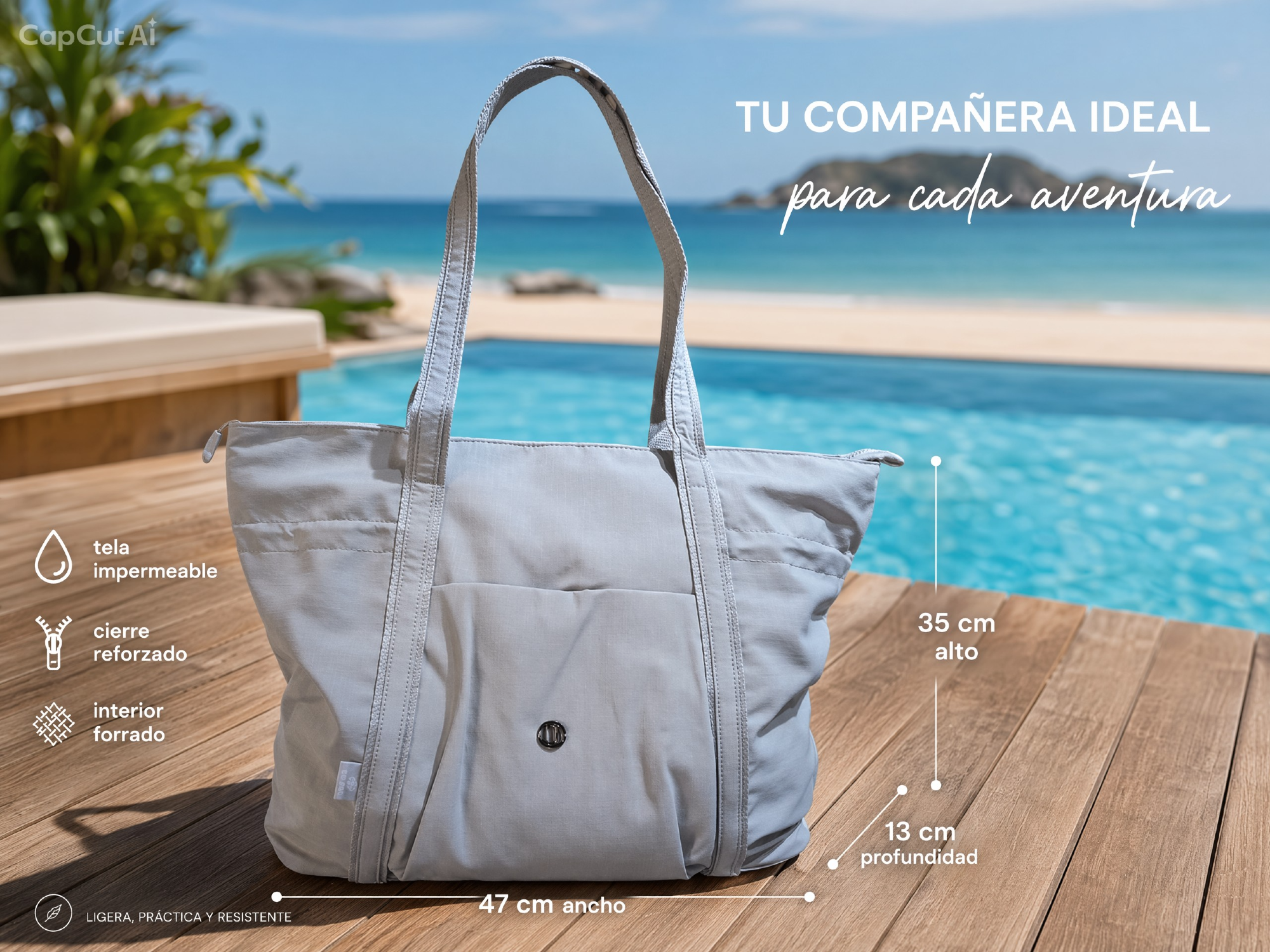 Bolso Chibao playero multifuncional (1741-SF)