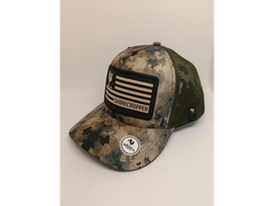 Sharecropper (Gabardina poliester camuflada visera y frente, red verde)