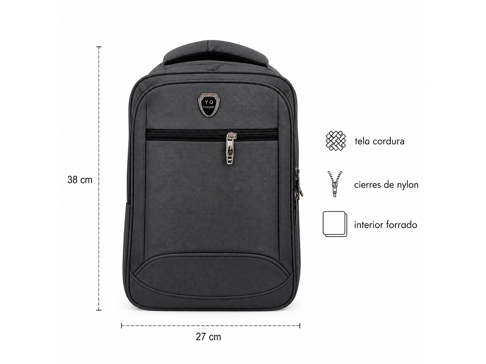 Mochila cordura urbana YQ cordura (2 colores)
