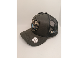 Sharecropper (Tela tipo ripstop negra, red negra, detalles en celeste)