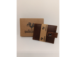 Billetera cuero genuino Sharecropper (modelo E019)