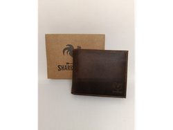 Billetera cuero genuino Sharecropper (modelo E016)