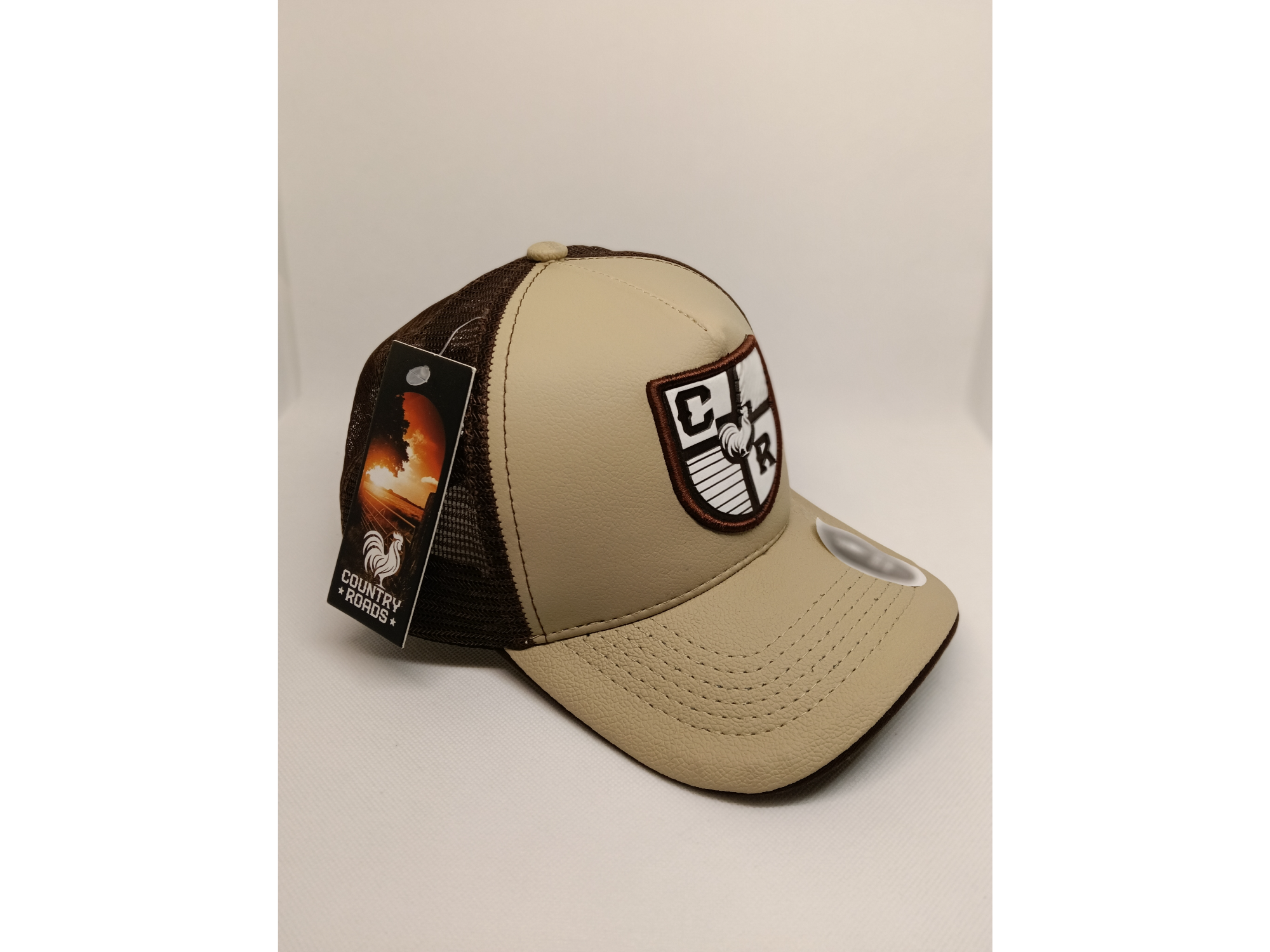 Country ROADS (ecocuero Beige, red marrón)