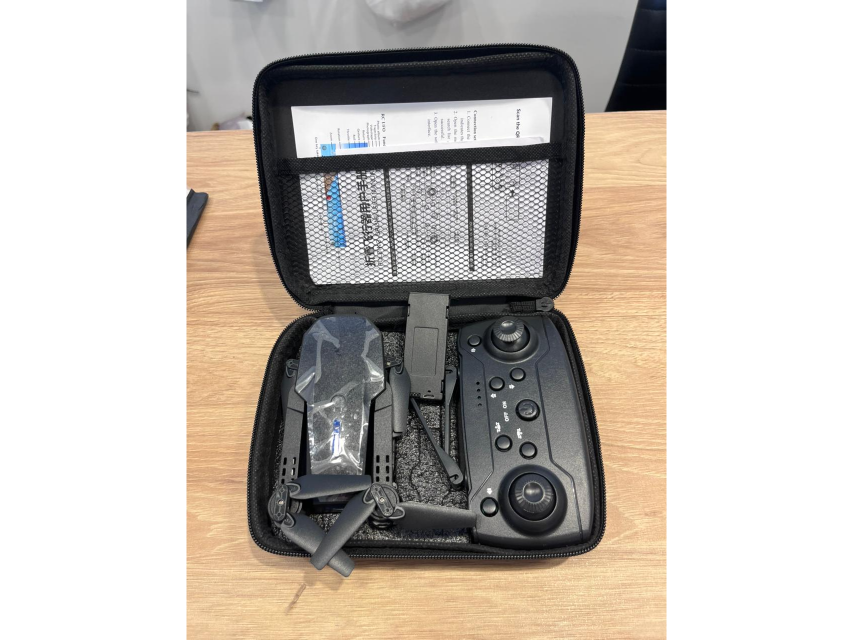 DRONE CON CAMARA HD FACIL PORTATIL CON ESTUCHE