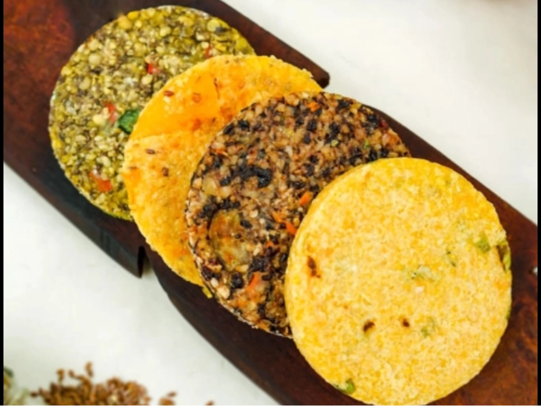 MEDALLONES DE LEGUMBRES Y VEGETALES VEGANOS SIN TACC
