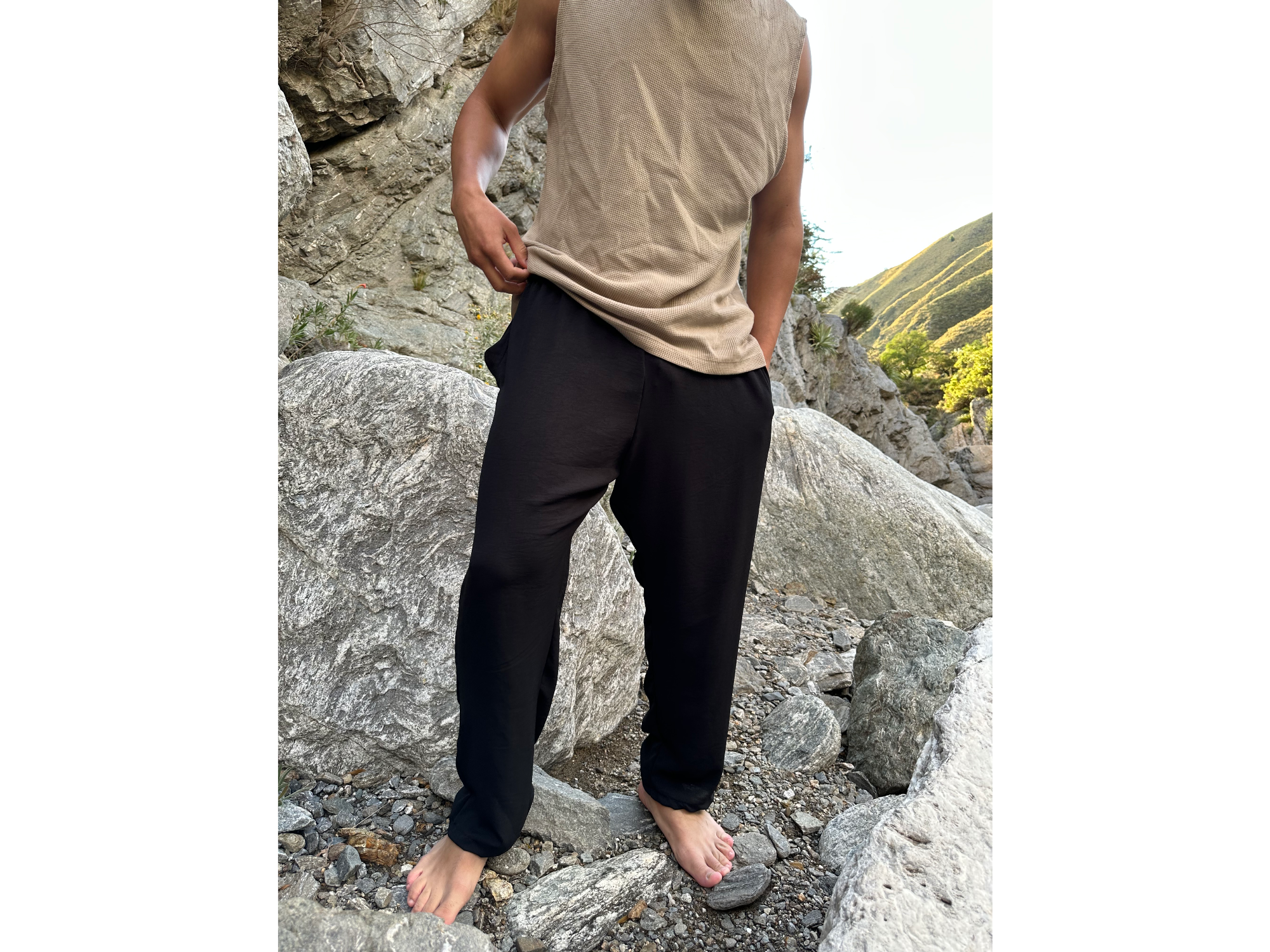 Pantalón Bahia crep Negro