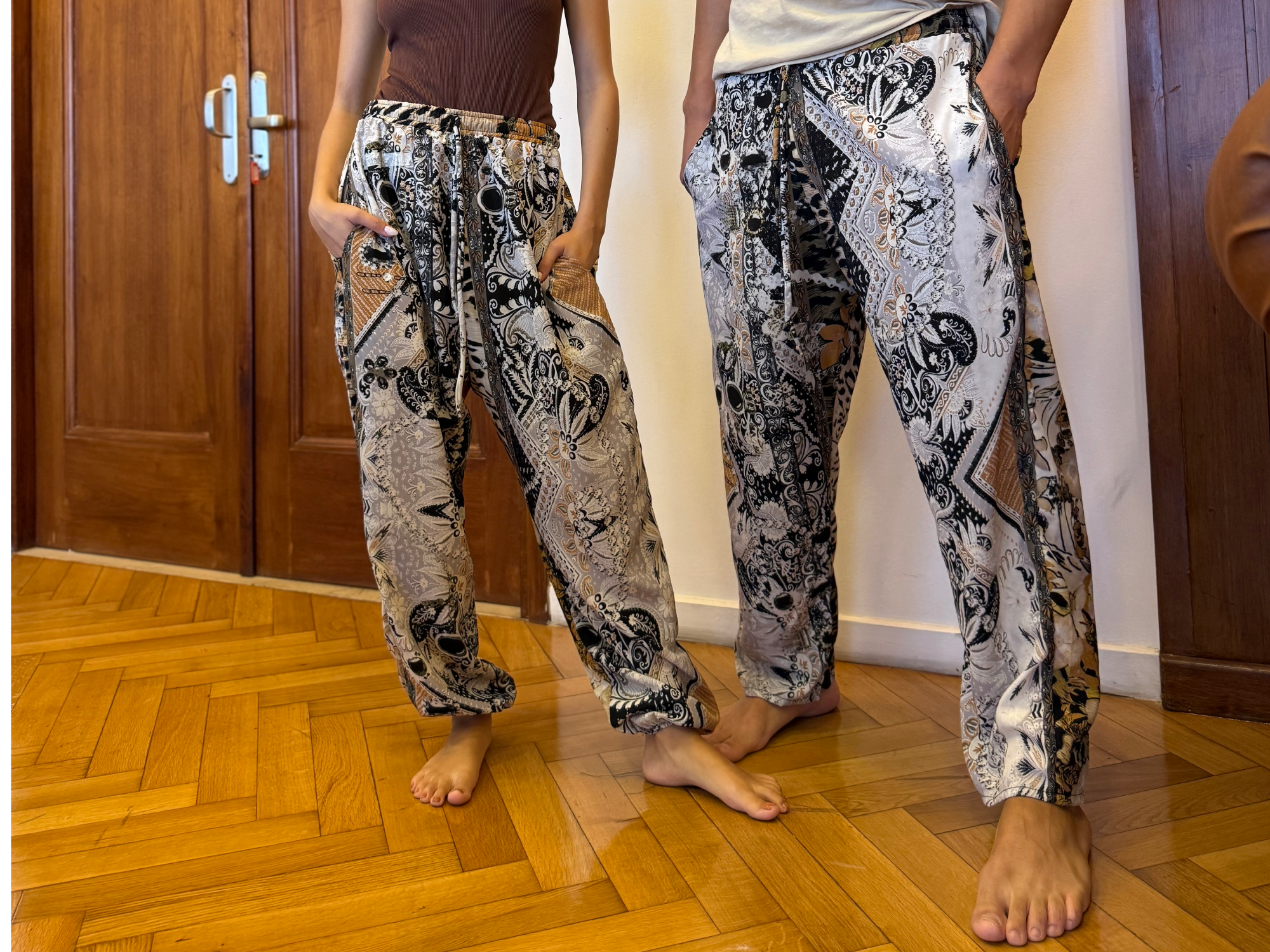 Pantalón Bahia seda estampada