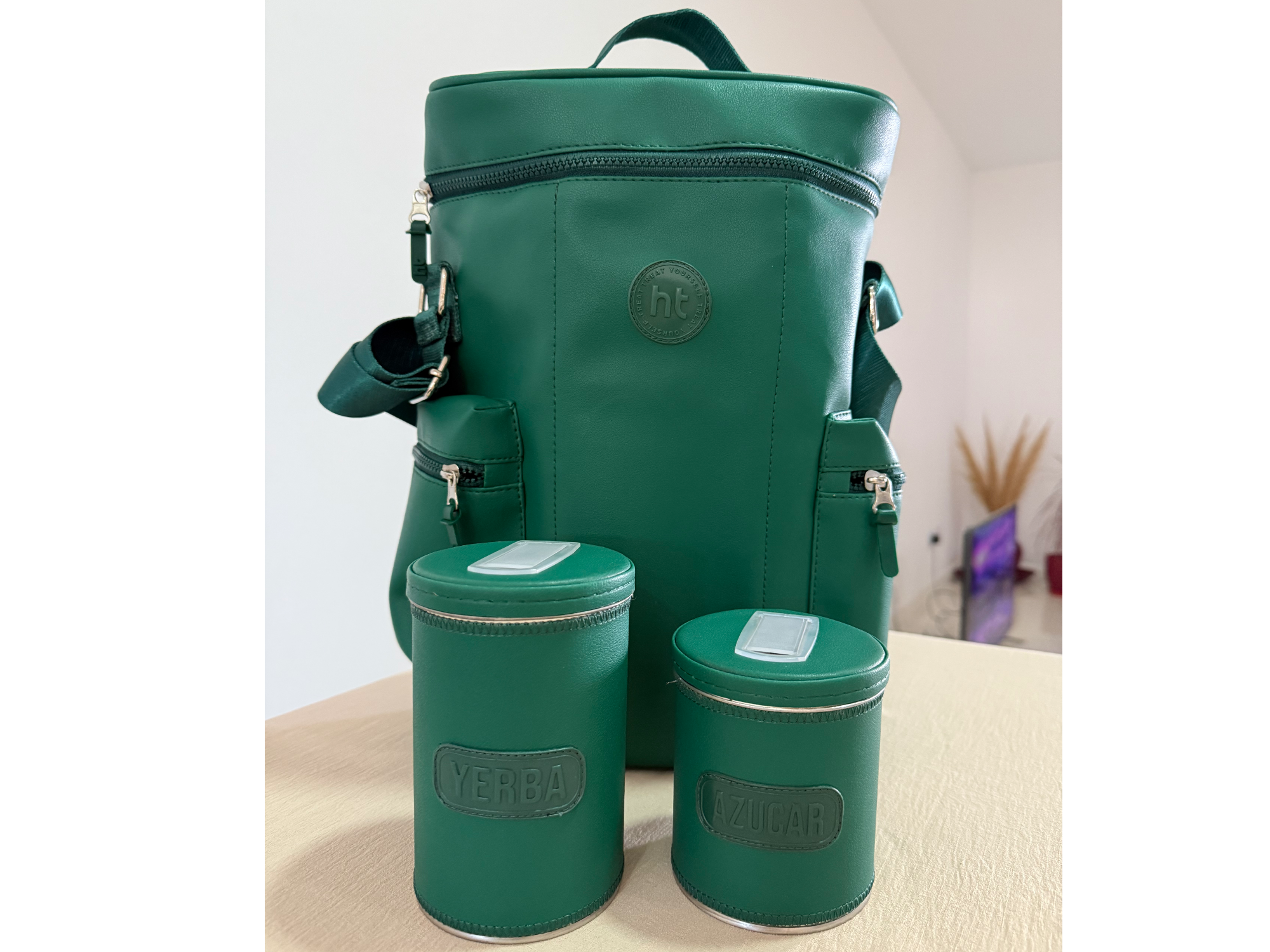 Bolso matero clásico verde inglés