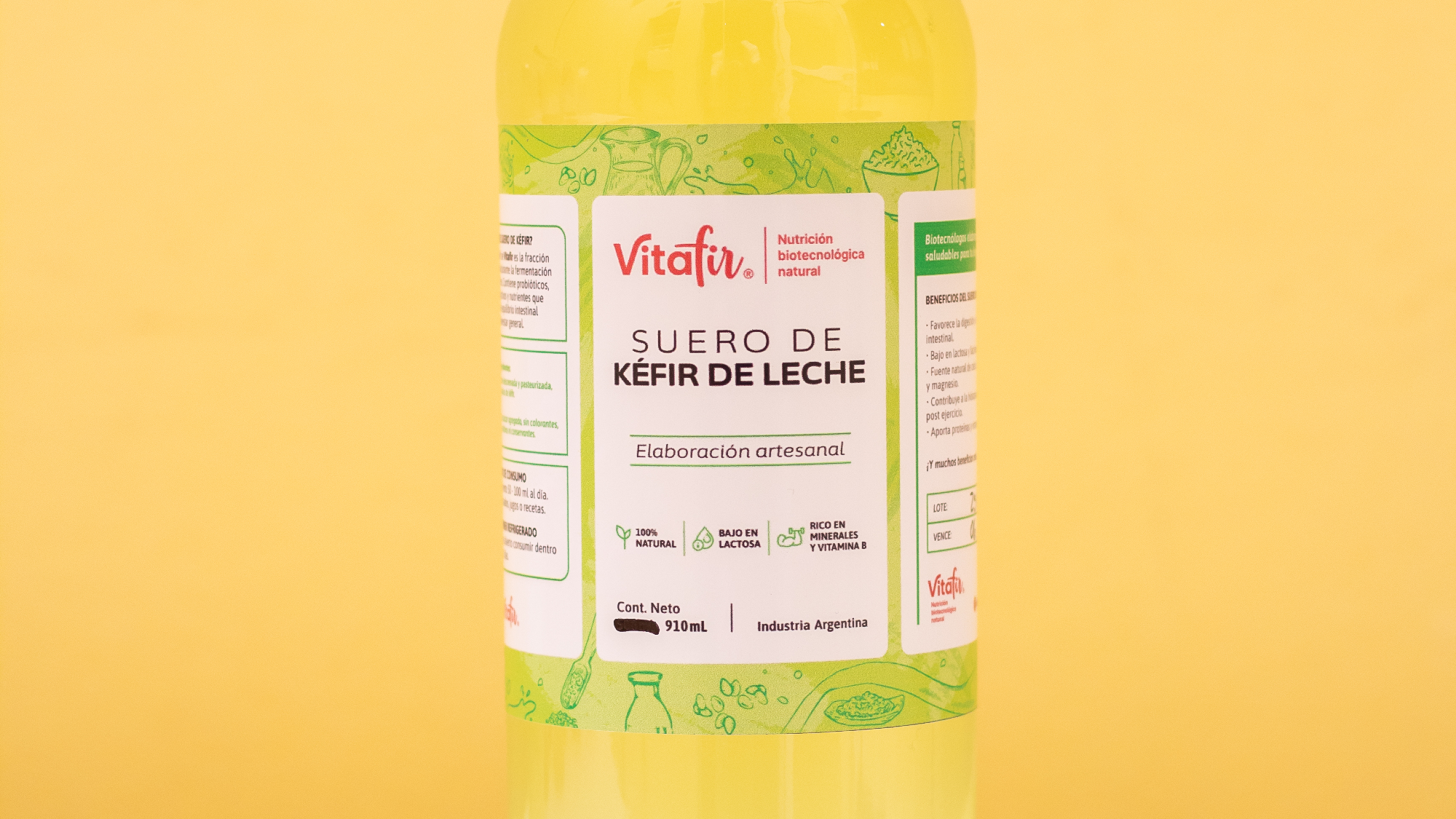 Suero de kéfir de leche