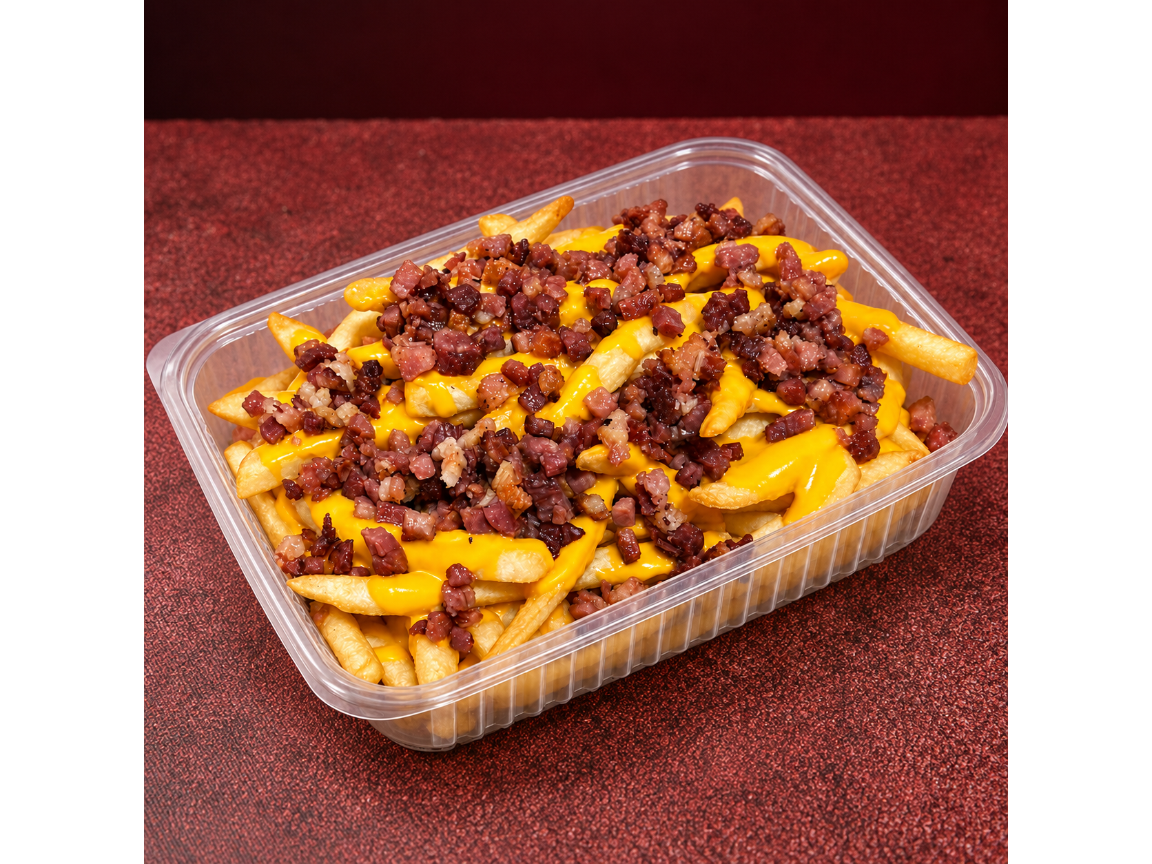 Papas Melli´s con Cheddar y Bacon