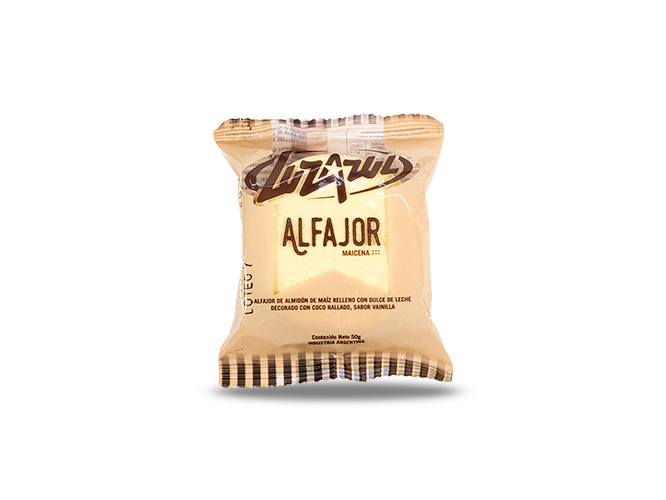 (636) Alfajor Maicena Luz Azul x 50 grs