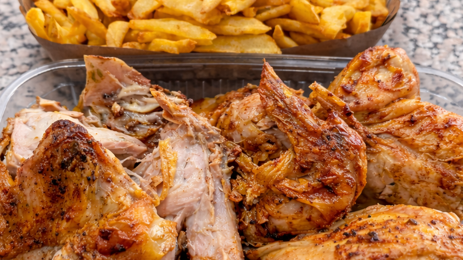 POLLO A LAS BRASAS C/ PAPAS FRITAS