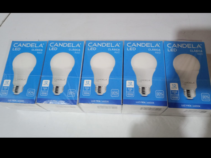 Lámpara candela x 5 uds 12 w