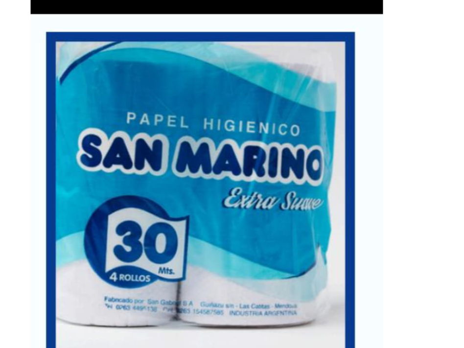 Papel paq x 12 de 4 uds x 30 metros
