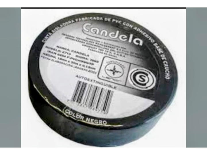 Cinta aisladora x 10 uds de 10 mtrs