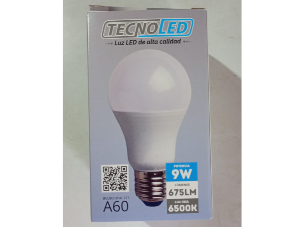 tecnoled 9w alta calidad x 10 uds