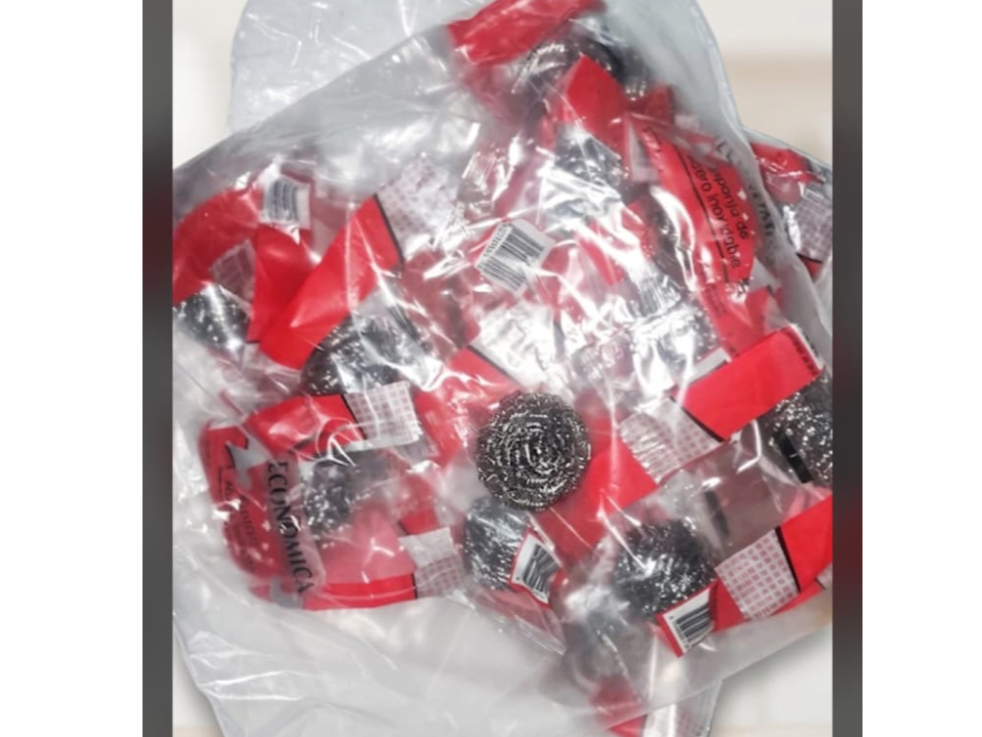 Esponja de acero x 12 uds chica