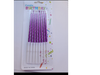 Vela fucsia x 8 uds