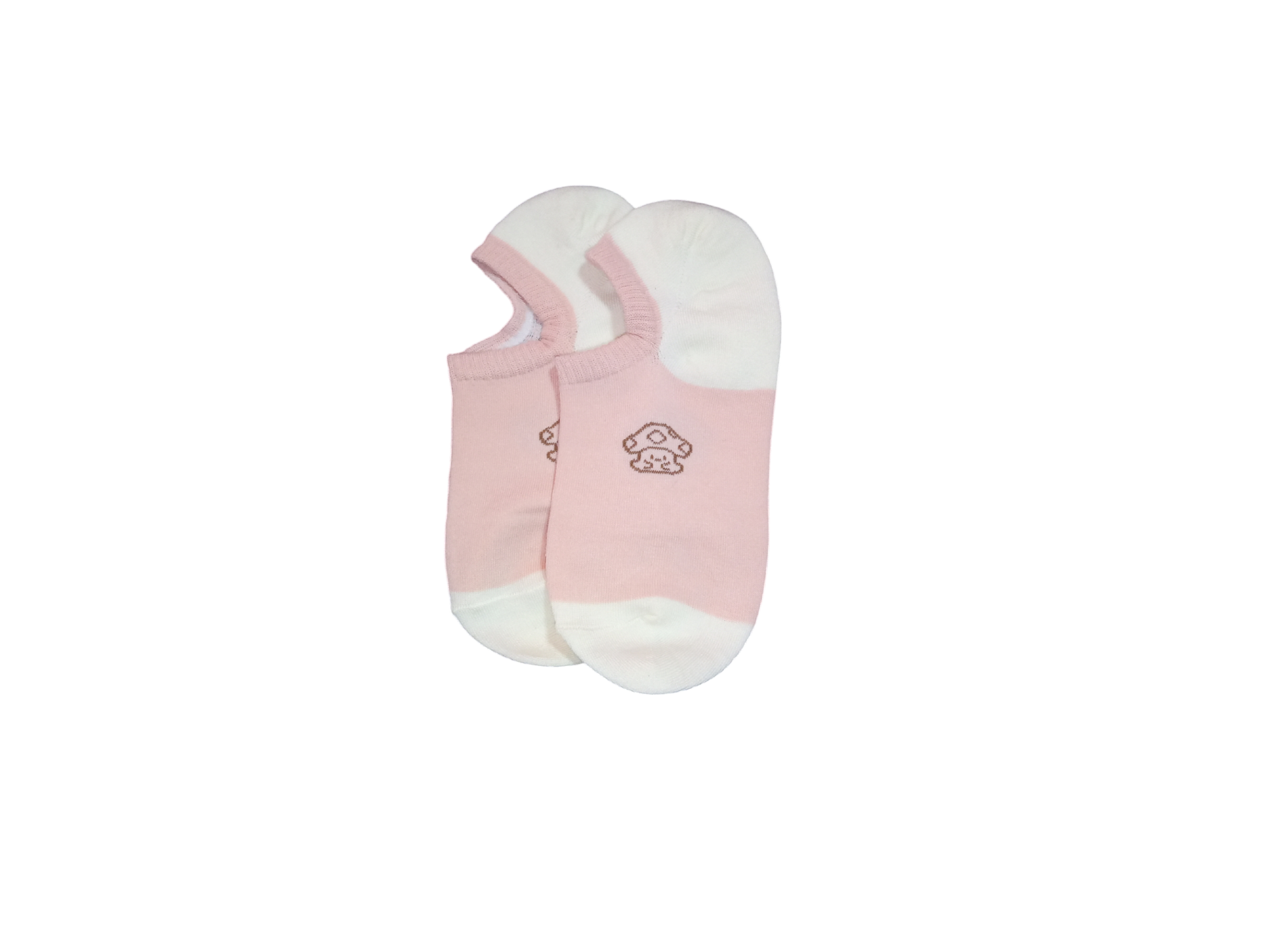Hongo rosa con beige