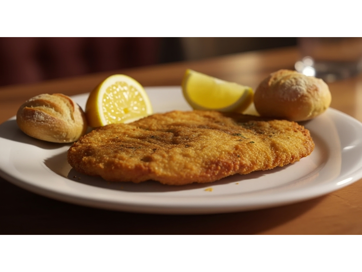 mila de pollo sola + limon + pan