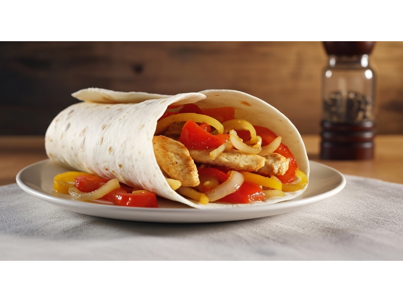 3 FAJITAS DE POLLO sin tacc