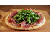 Pizza de mozza con rucula - crudo + parmesano chica - 4 porciones