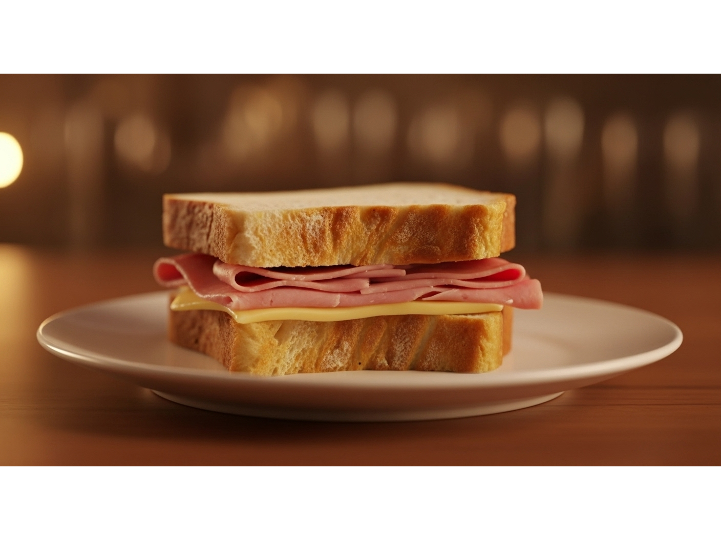 sandwich de jamon y queso pan lactal sin tacc