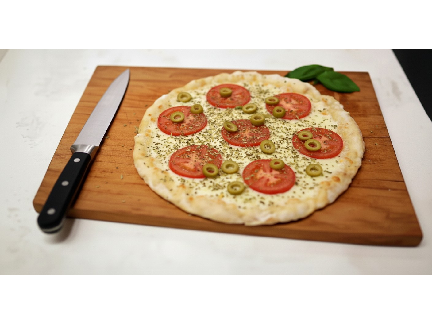 Pizza napolitana chica - 4 porciones