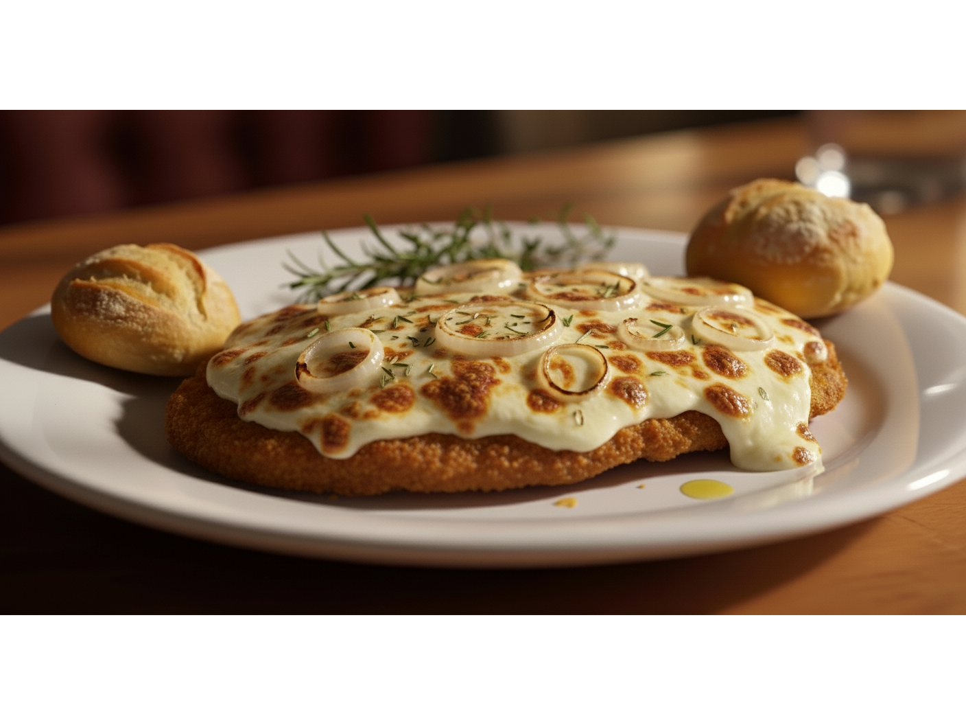 mila de polloa fugazzeta sin tacc + pan