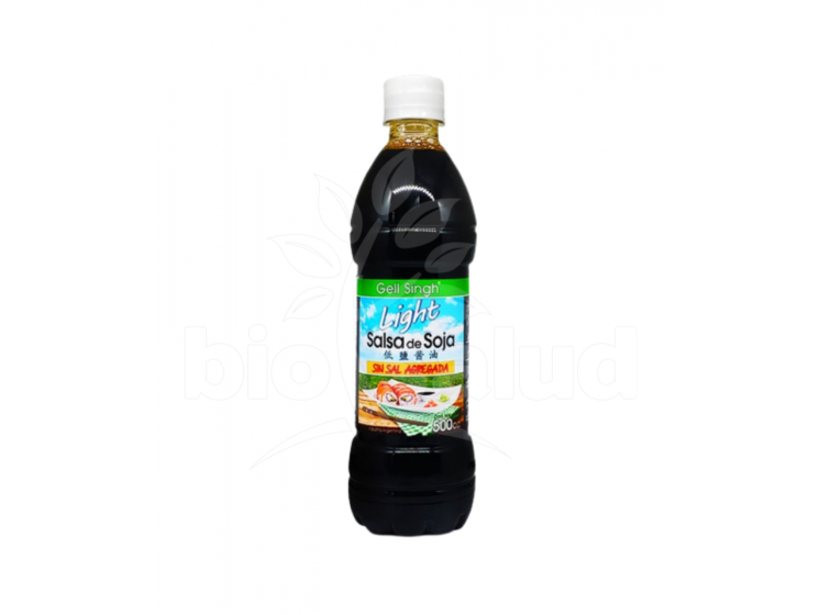 SALSA DE SOJA SIN SAL 500ML