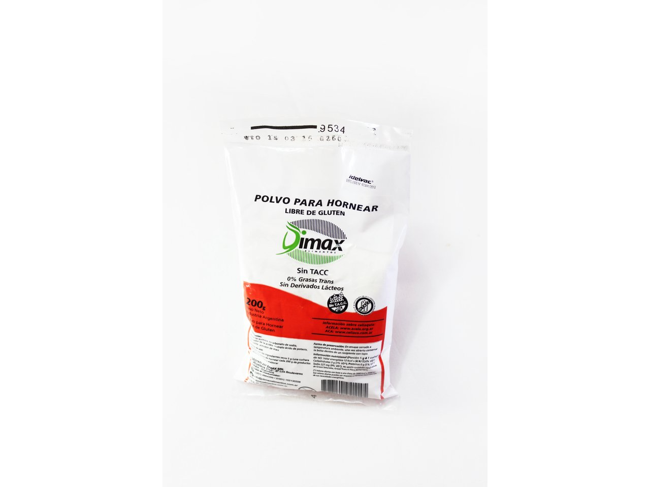 POLVO PARA HORNEAR DIMAX 200GR