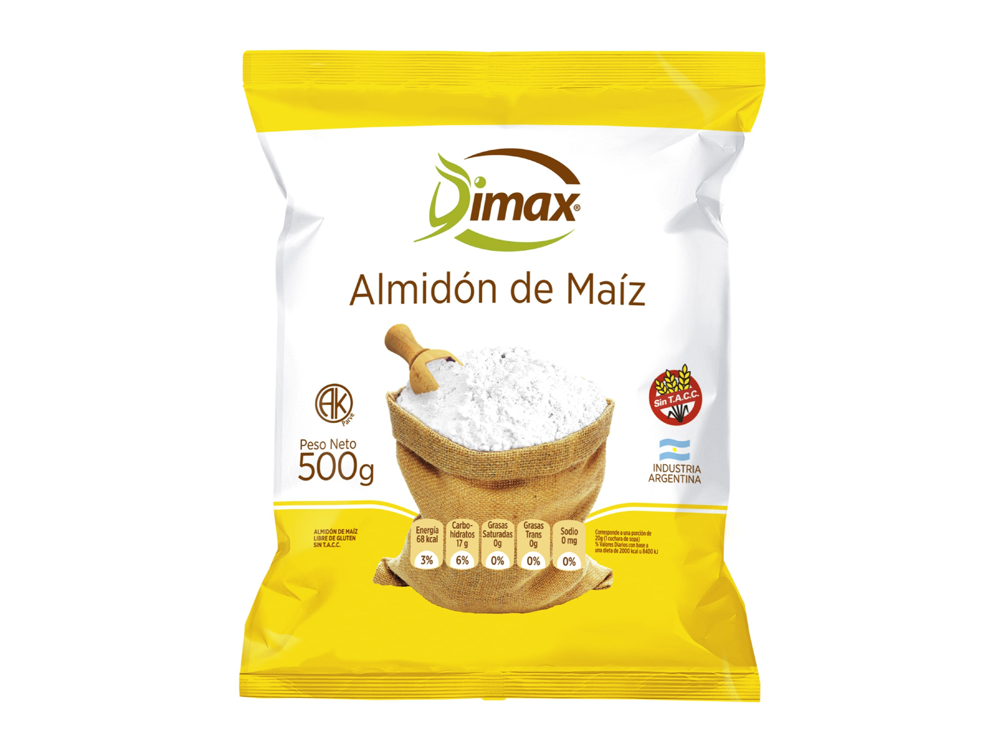 ALMIDON DE MAIZ DIMAX 500GR de Fresh Market Distribuciones