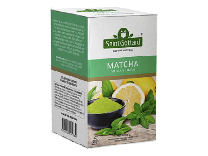 TE MATCHA MENTA Y LIMON