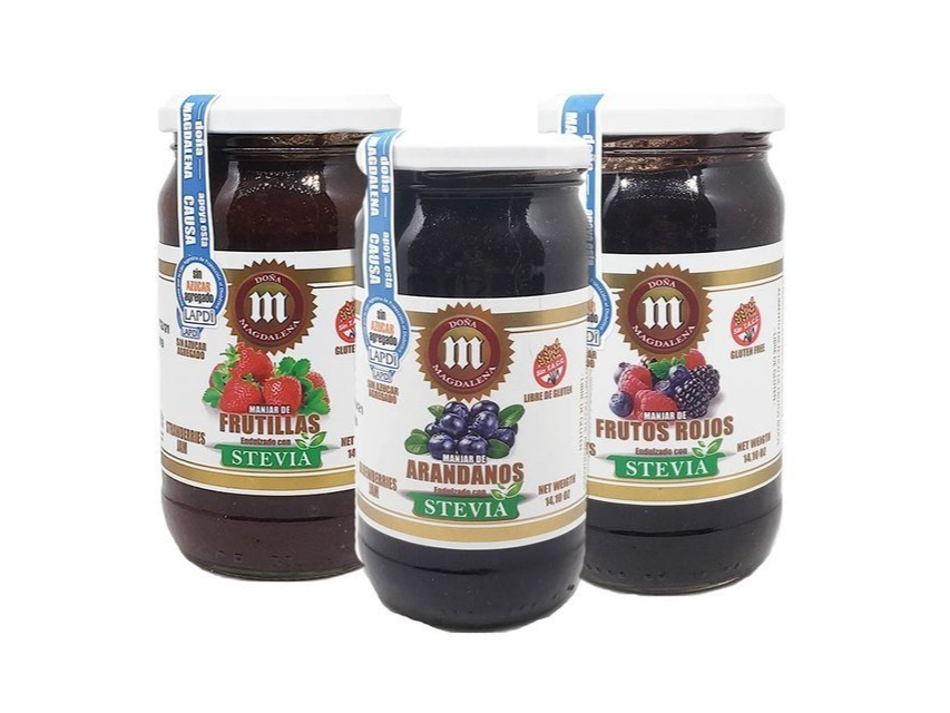 MERMELADAS CON STEVIA DOÑA MAGDALENA