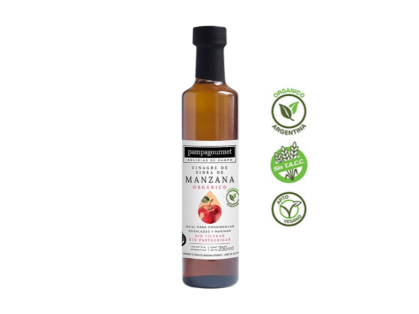 VINAGRE DE SIDRA DE MANZANA 250ML