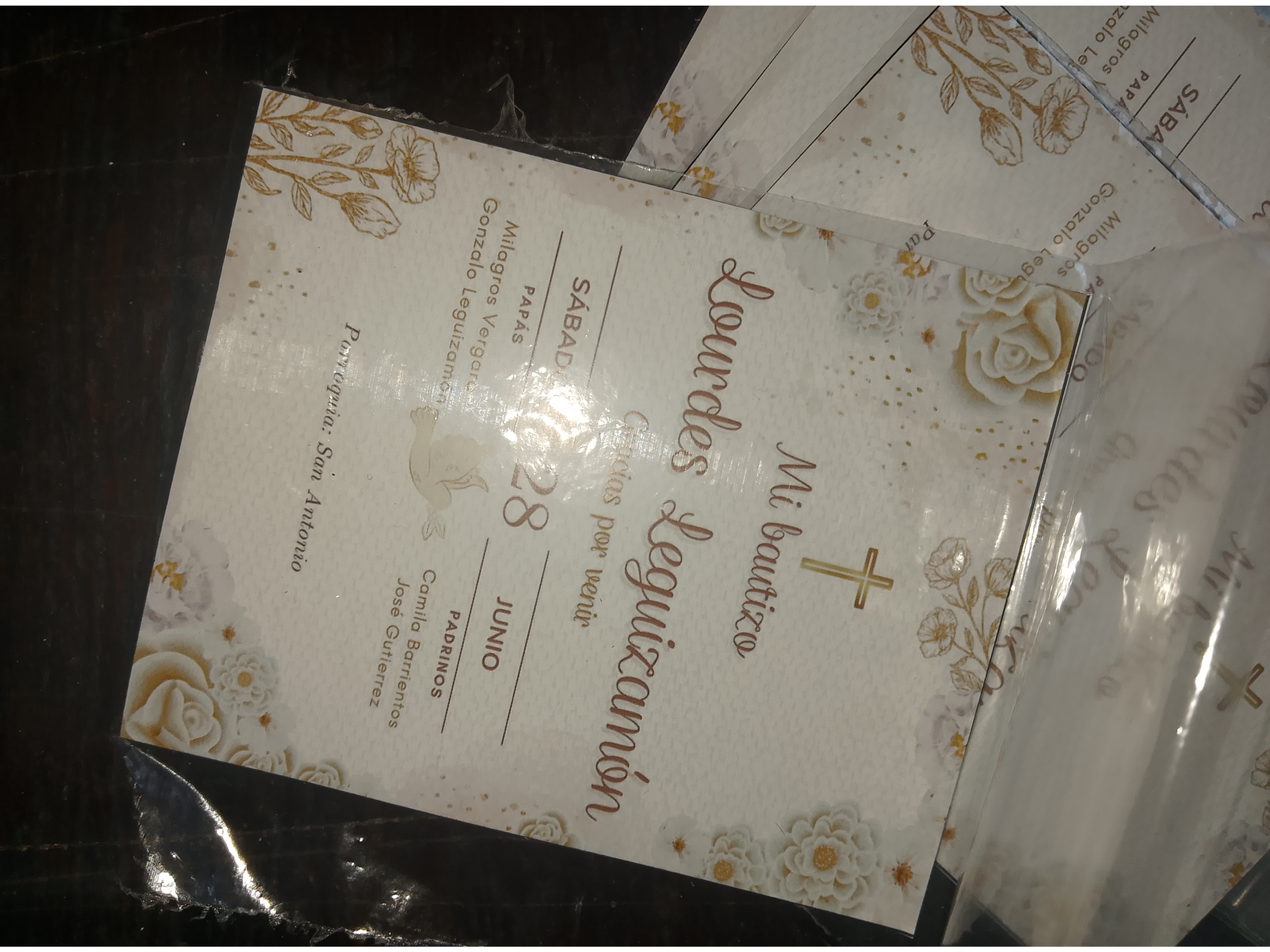 Tarjetas para eventos