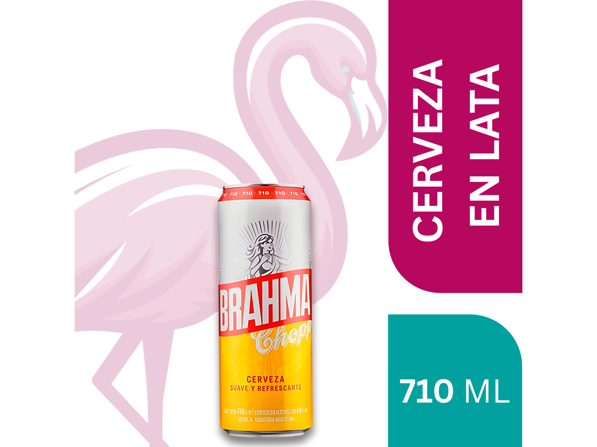 CERVEZA LATA BRAHMA 710 ML